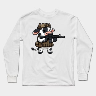 Tactical Cow Long Sleeve T-Shirt